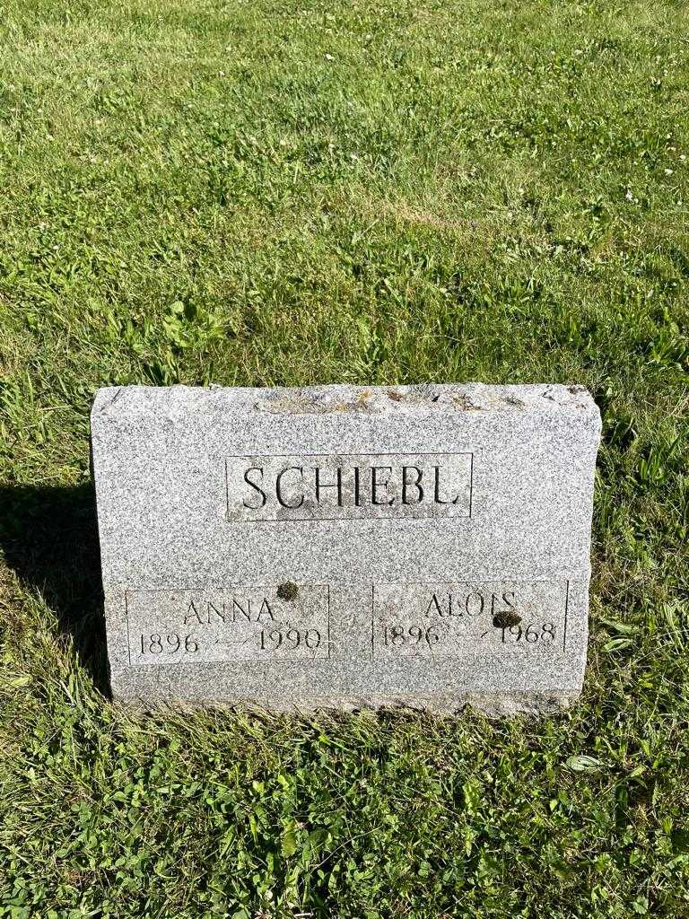 Alois Schiebl's grave. Photo 3