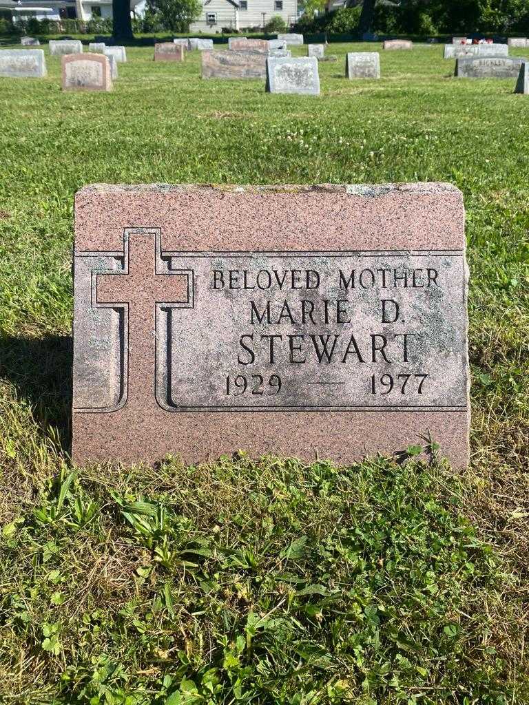 Marie D. Stewart's grave. Photo 3