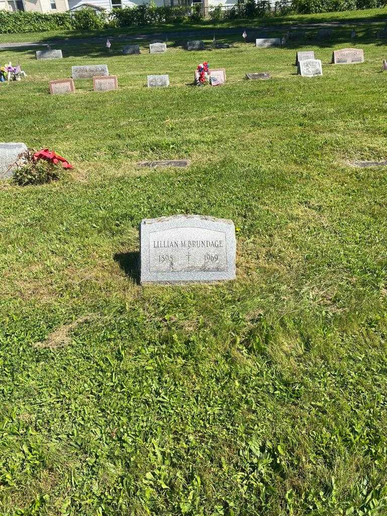 Lillian M. Brundage's grave. Photo 2