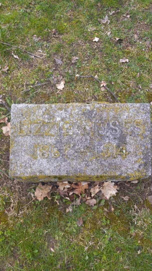 Lizzie Moses's grave. Photo 3