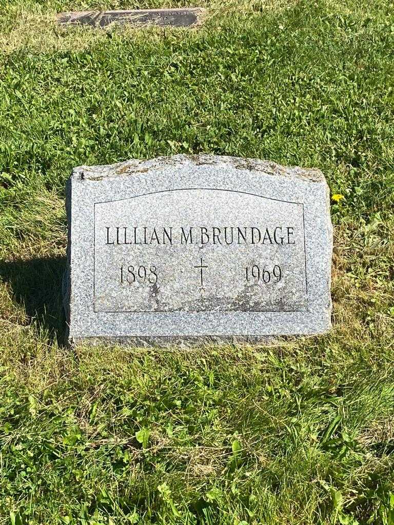 Lillian M. Brundage's grave. Photo 3