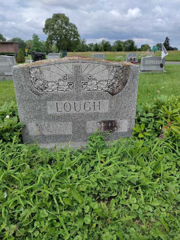 Robert J. Lough's grave. Photo 2