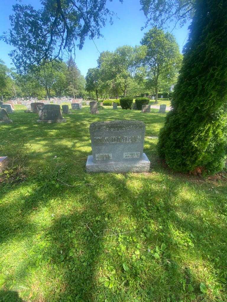 Gustave C. Nachbauer's grave. Photo 1