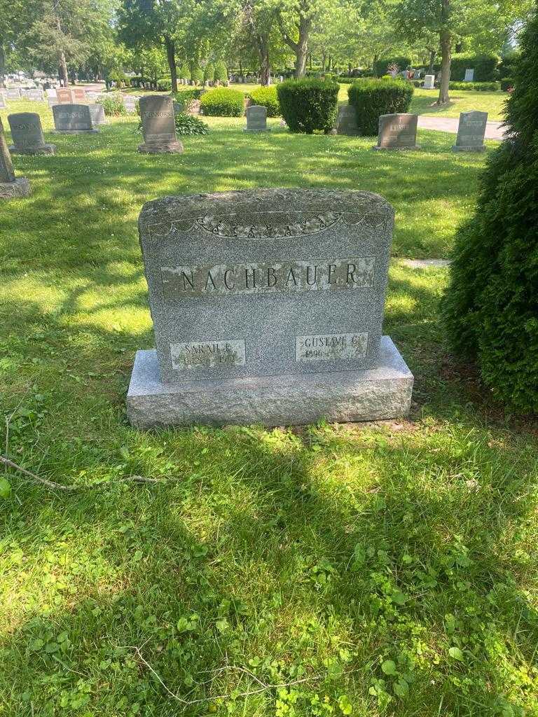 Sarah E. Nachbauer's grave. Photo 2