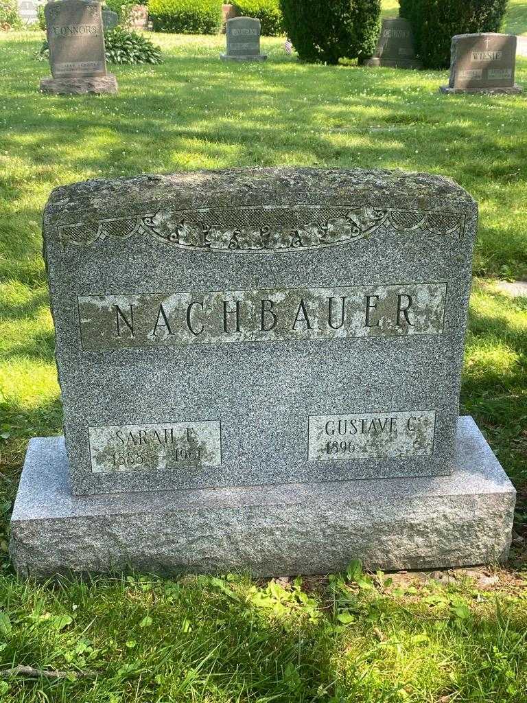 Gustave C. Nachbauer's grave. Photo 3