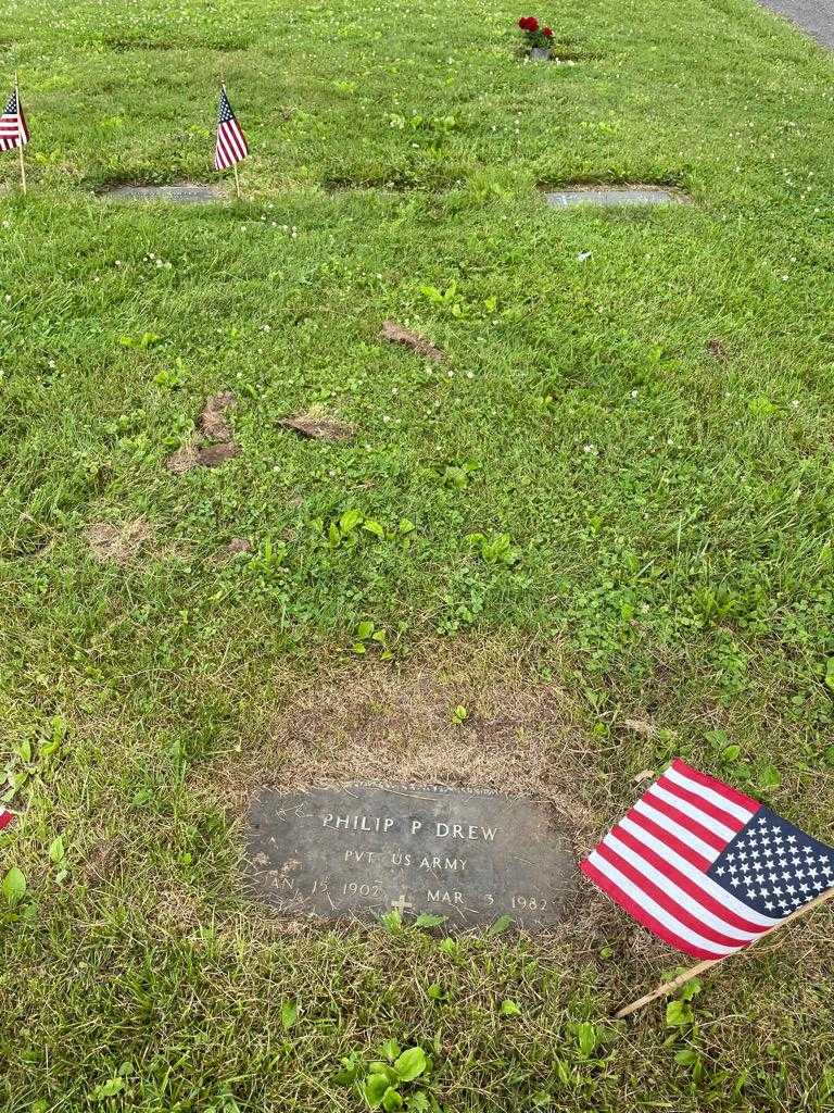 Philip P. Drew's grave. Photo 2