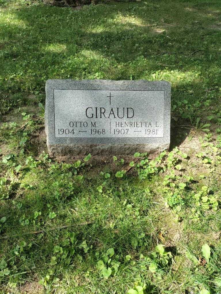 Henrietta L. Giraud's grave. Photo 2