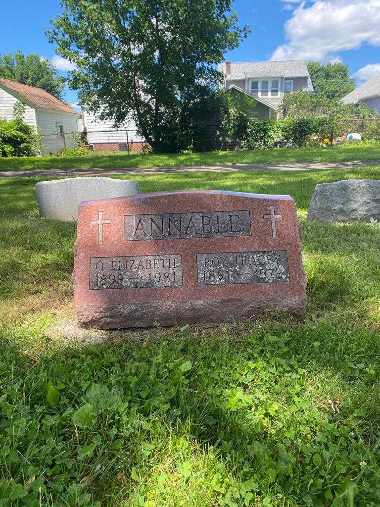Elizabeth O. Annable's grave. Photo 3