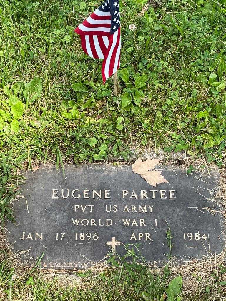 Eugene Partee's grave. Photo 3