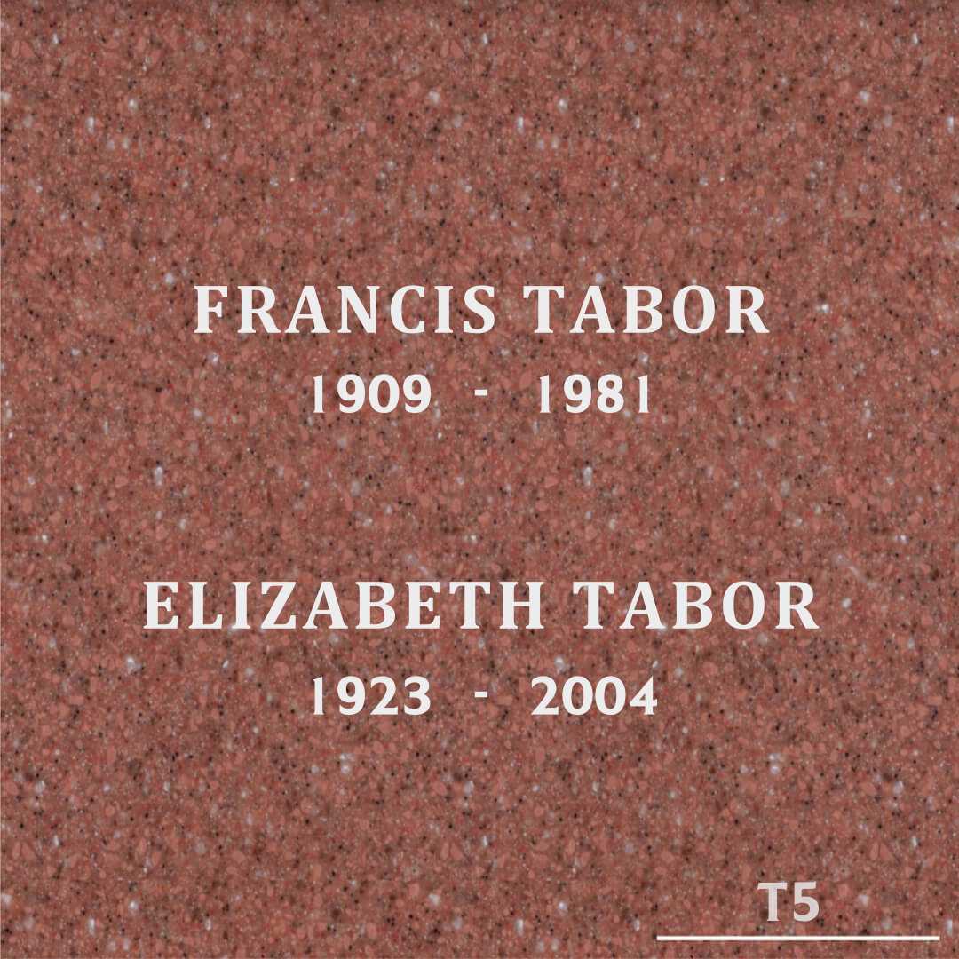 Elizabeth Tabor's grave