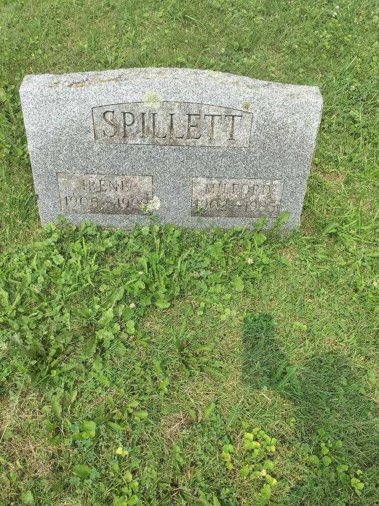 Milford Spillett's grave. Photo 2