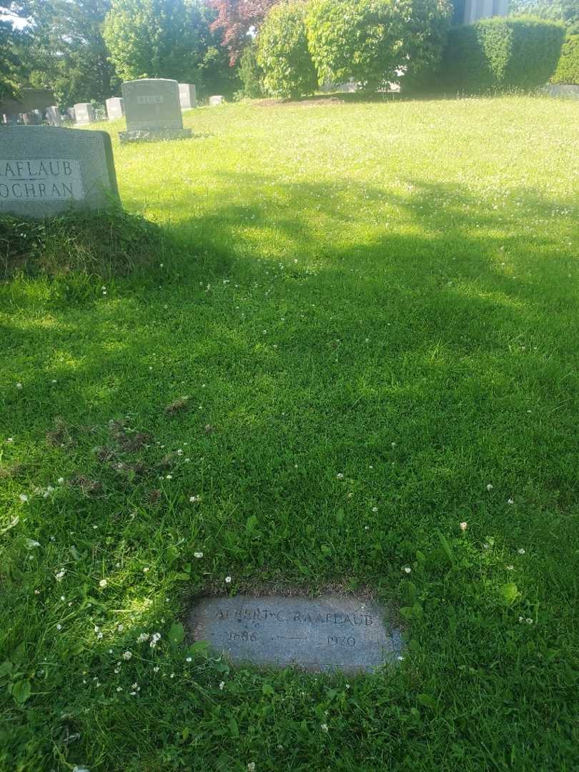 Albert C. Raaflaub's grave. Photo 1