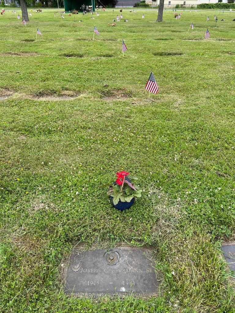 Joseph C. Bergmann Senior's grave. Photo 2