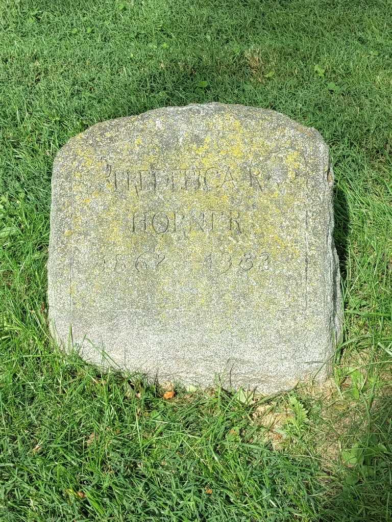 Frederica R. Horner's grave. Photo 3