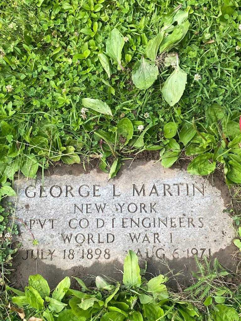 George L. Martin's grave. Photo 4
