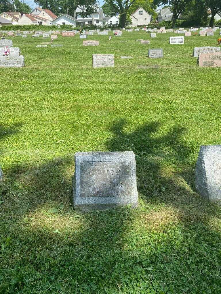 Martha E. Gregg's grave. Photo 2