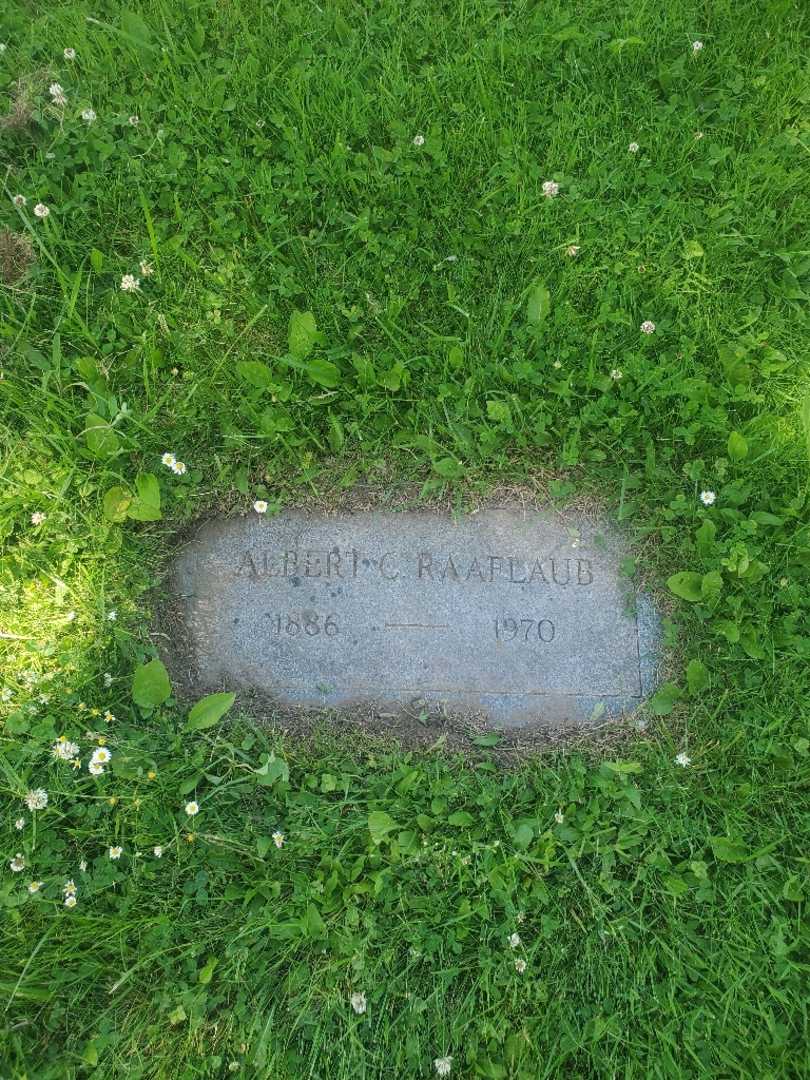 Albert C. Raaflaub's grave. Photo 2