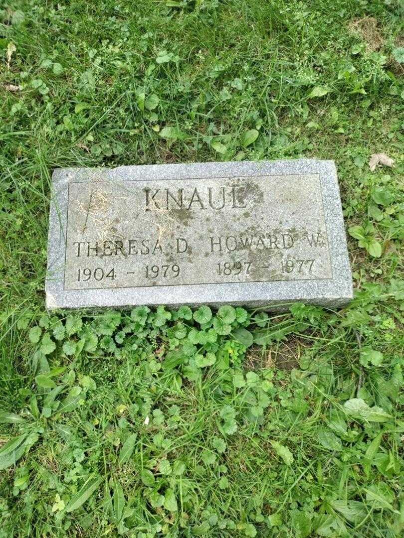 Howard W. Knaul's grave. Photo 2