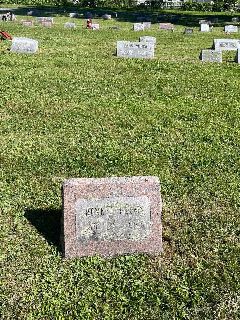 Irene E. Helms's grave. Photo 2