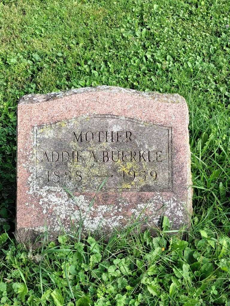 Addie A. Buerkle's grave. Photo 3