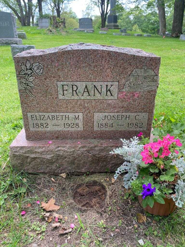 Elizabeth M. Frank's grave. Photo 2