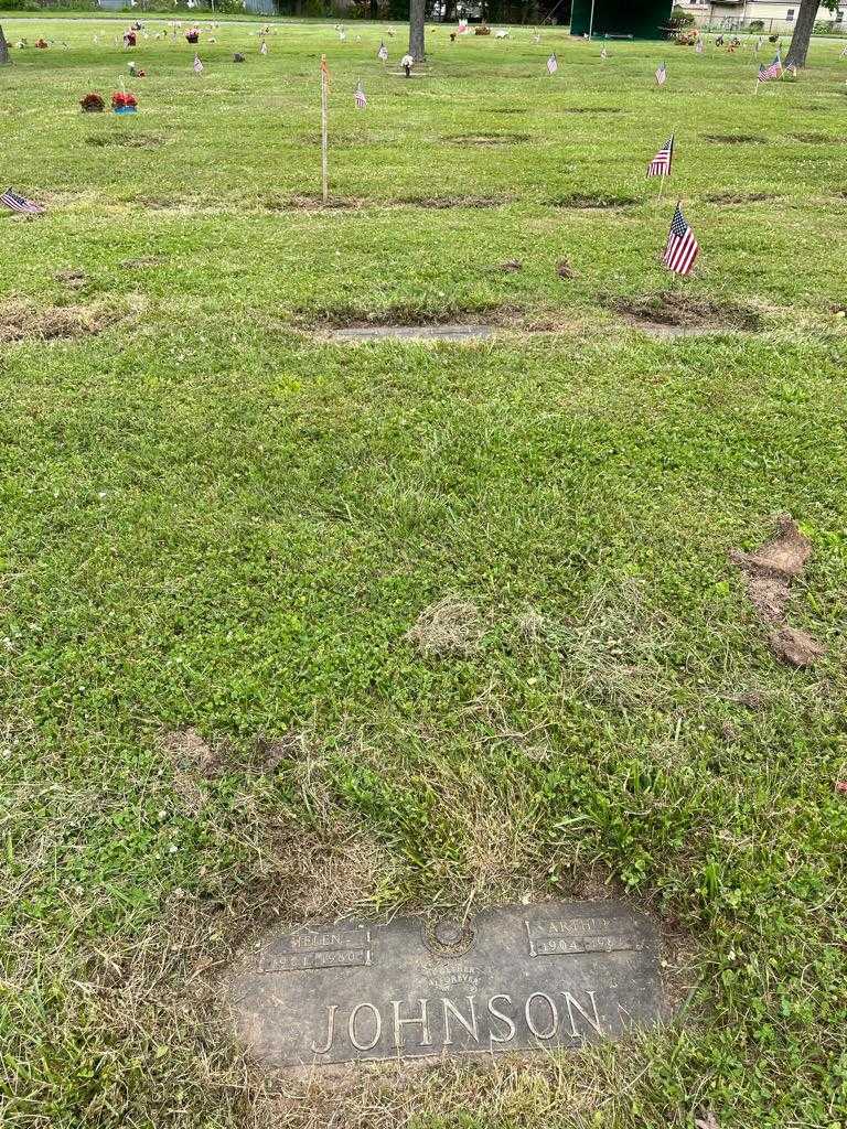 Arthur Johnson's grave. Photo 2