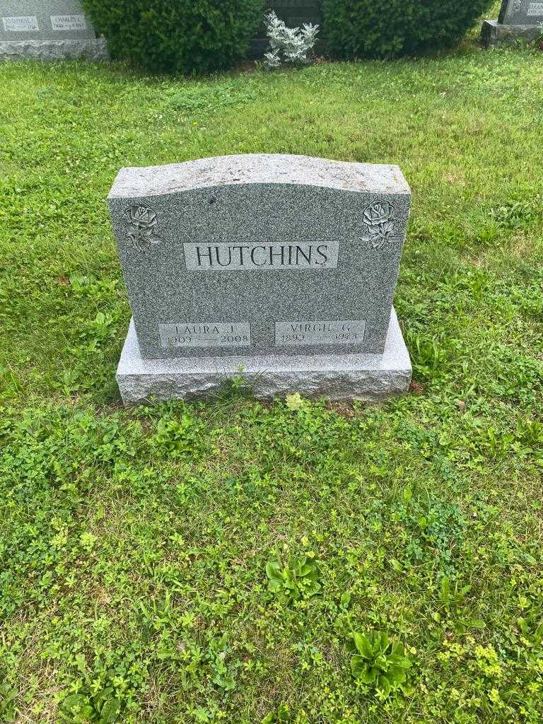 Laura J. Hutchins's grave. Photo 2