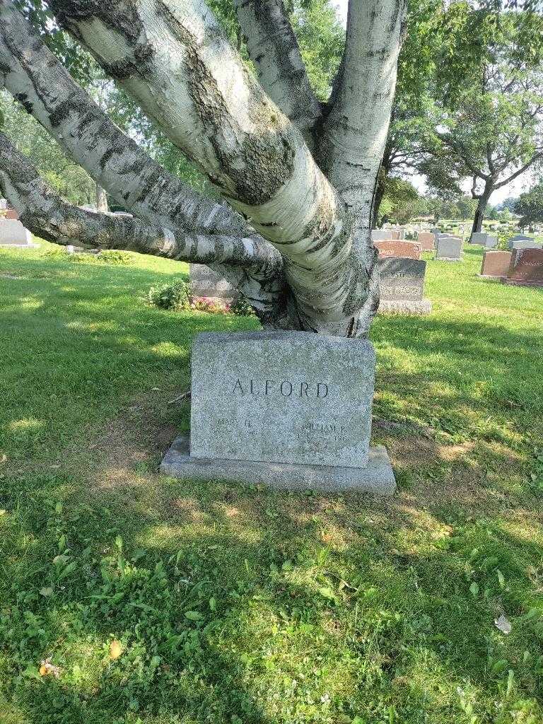 Mary H. Alford's grave. Photo 2