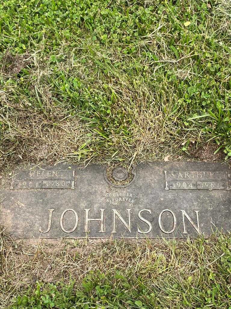Arthur Johnson's grave. Photo 3