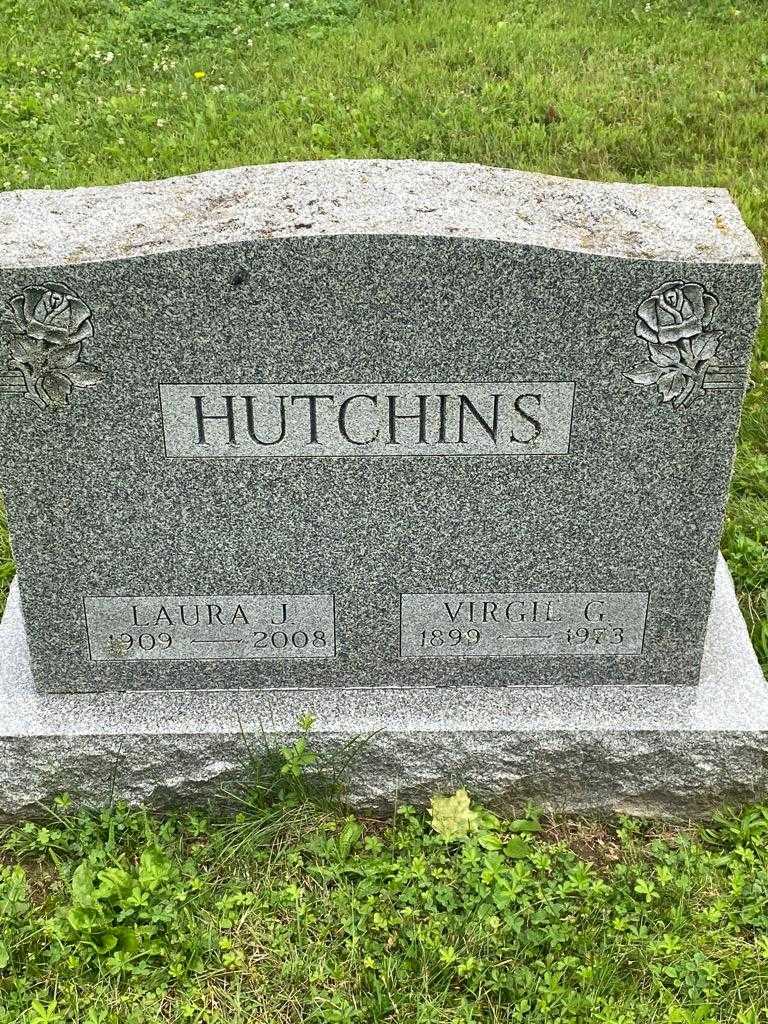 Laura J. Hutchins's grave. Photo 3