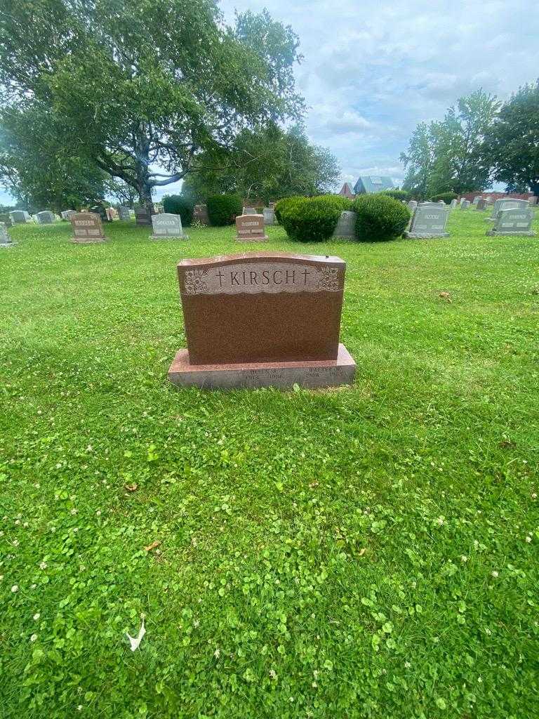 Walter W. Kirsch's grave. Photo 1