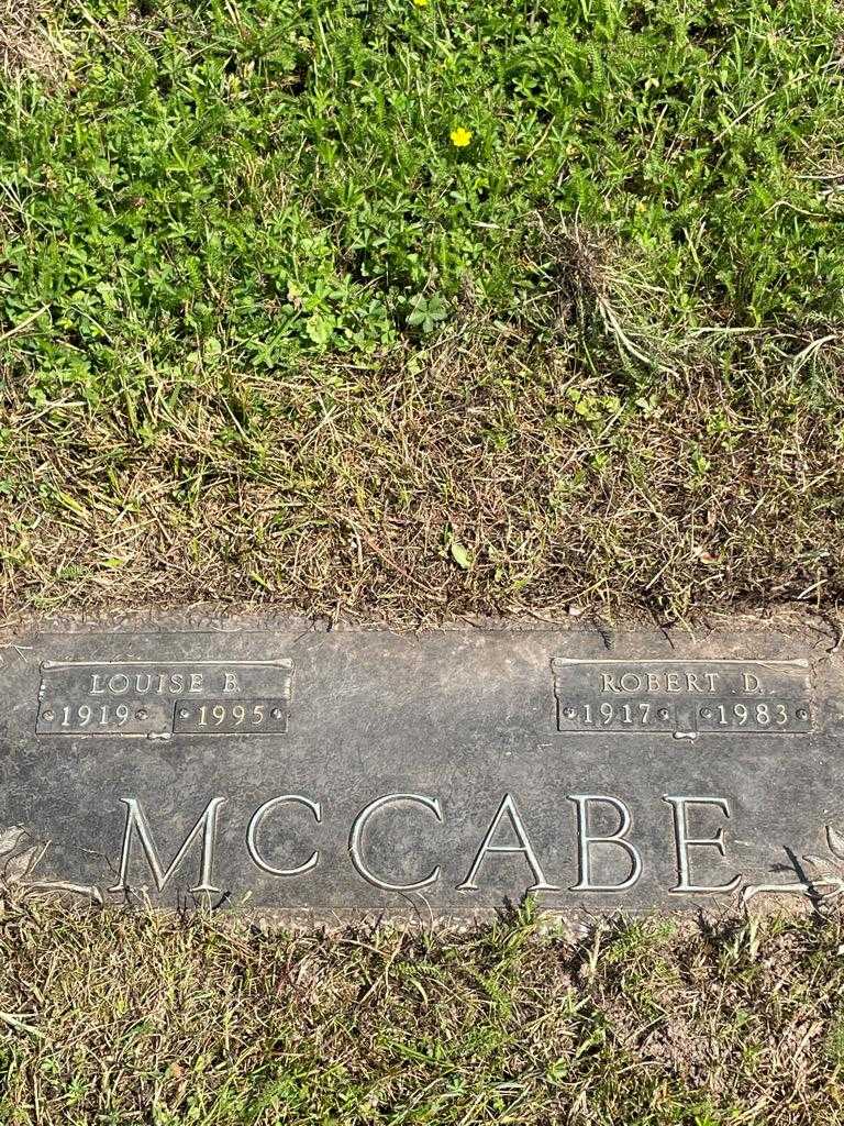 Robert D. McCabe's grave. Photo 3