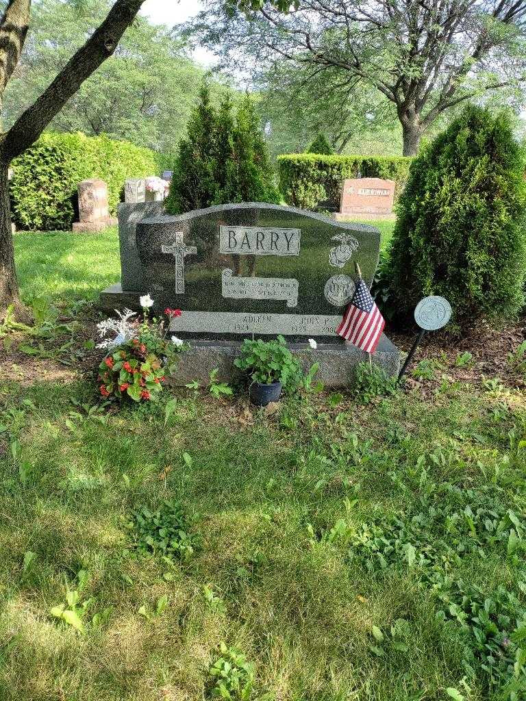 John P. Barry's grave. Photo 2