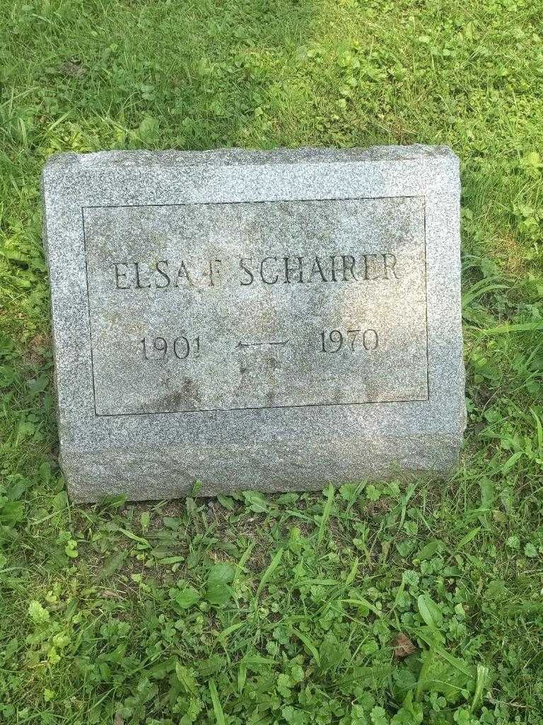 Elsa F. Schairer's grave. Photo 3