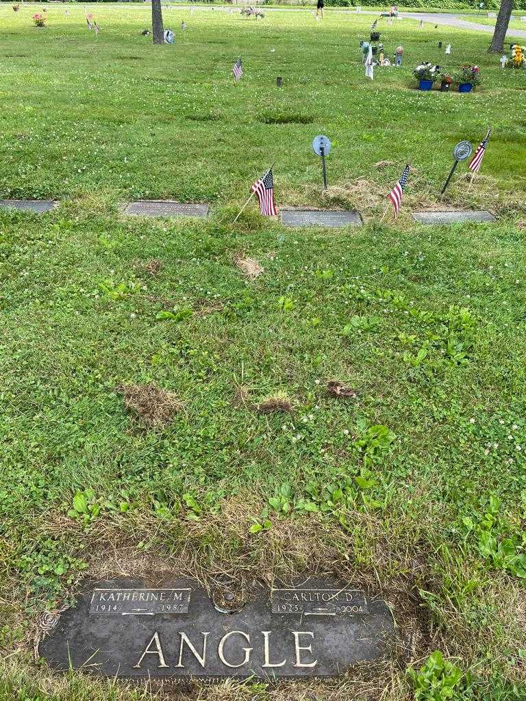 Katherine M. Angle's grave. Photo 2