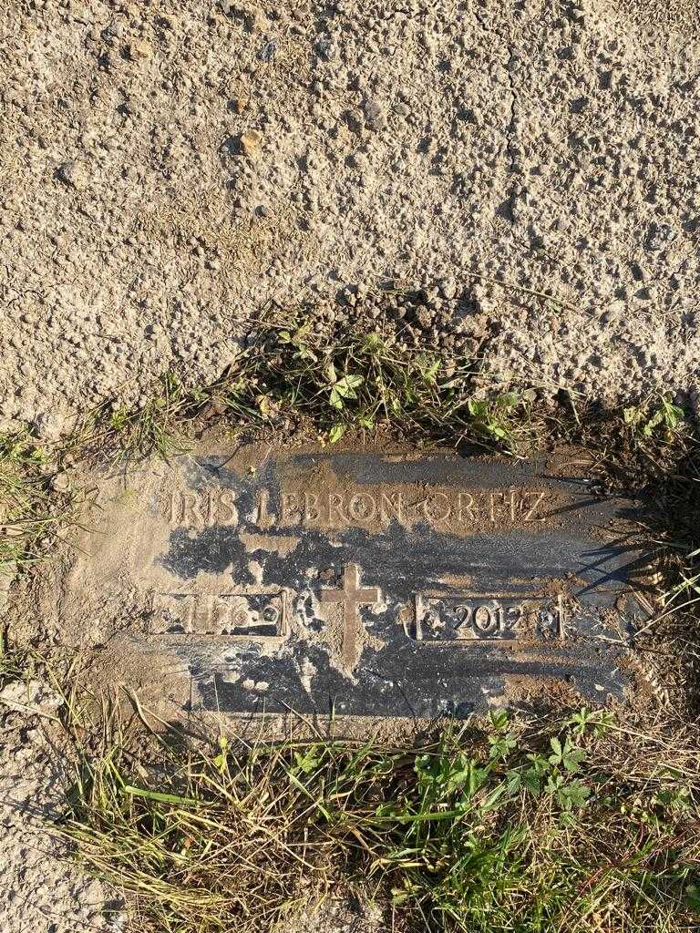 Iris Lebron Ortiz's grave. Photo 3