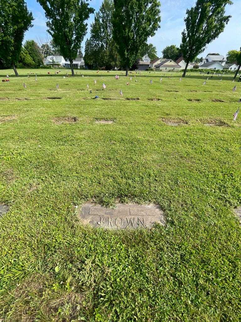 Wilhelmine L. Brown's grave. Photo 1