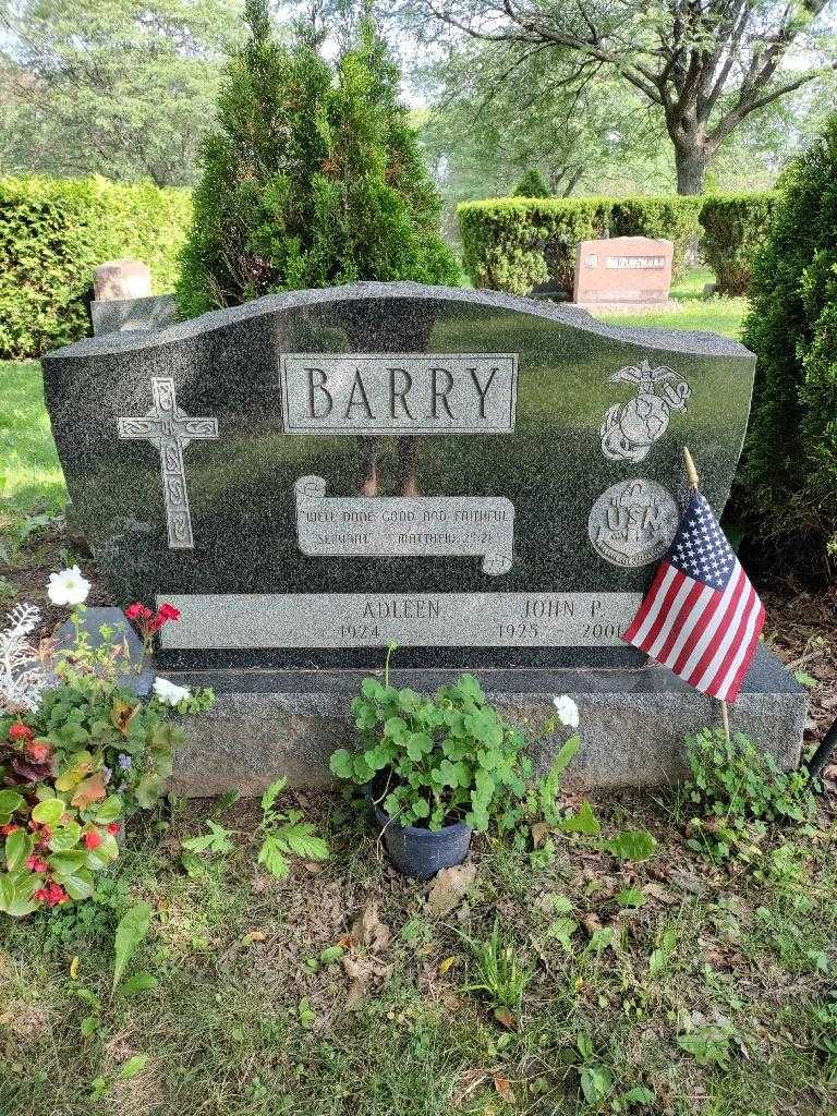 John P. Barry's grave. Photo 3