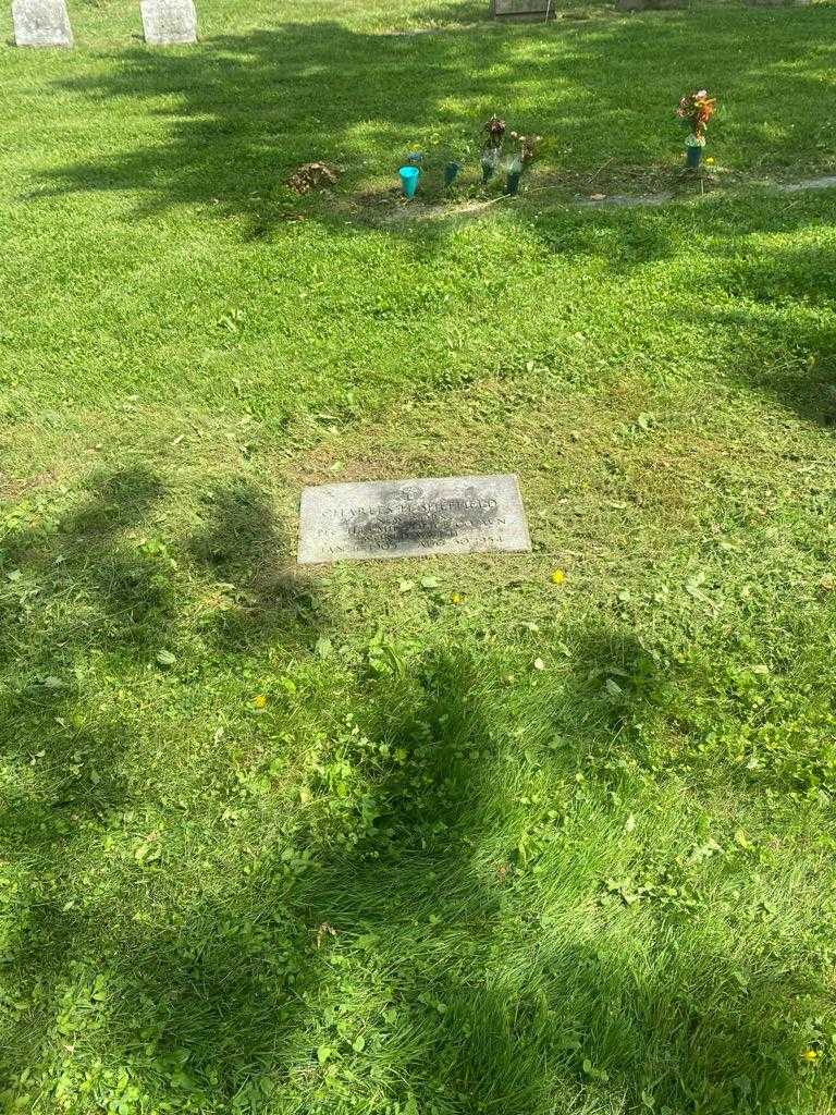 Charles H. Sheffield's grave. Photo 2