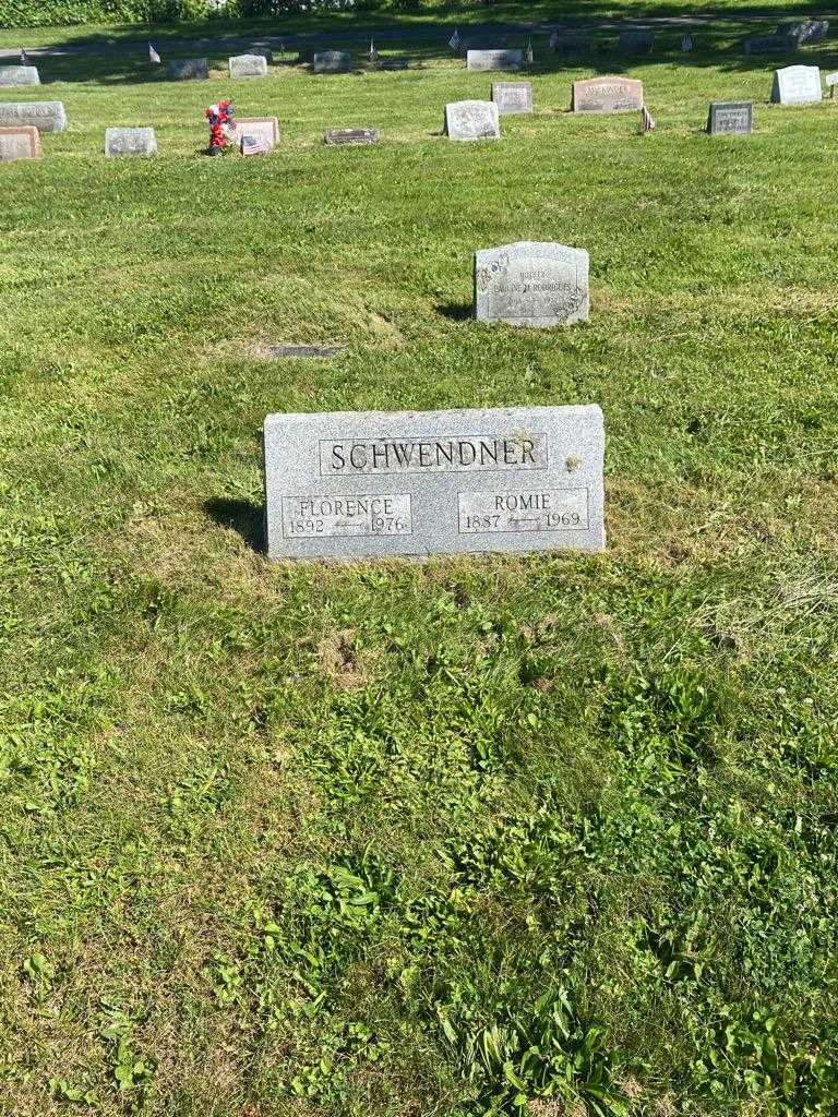 Florence Schwendner's grave. Photo 2