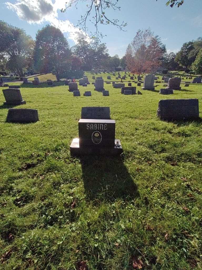 Hazel A. Seeley Sabine's grave. Photo 1