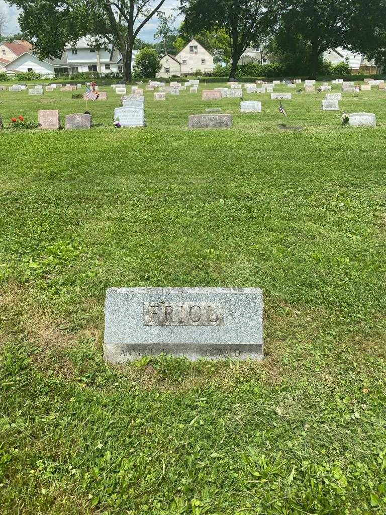 Annette B. Friol's grave. Photo 2