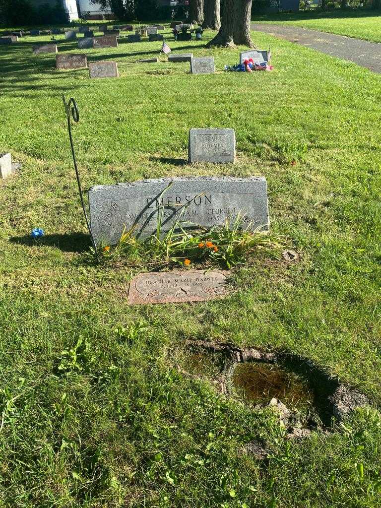 Barbara M. Emerson's grave. Photo 2