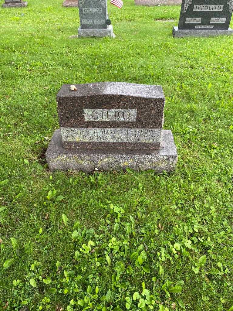 Hazel Gilbo's grave. Photo 2