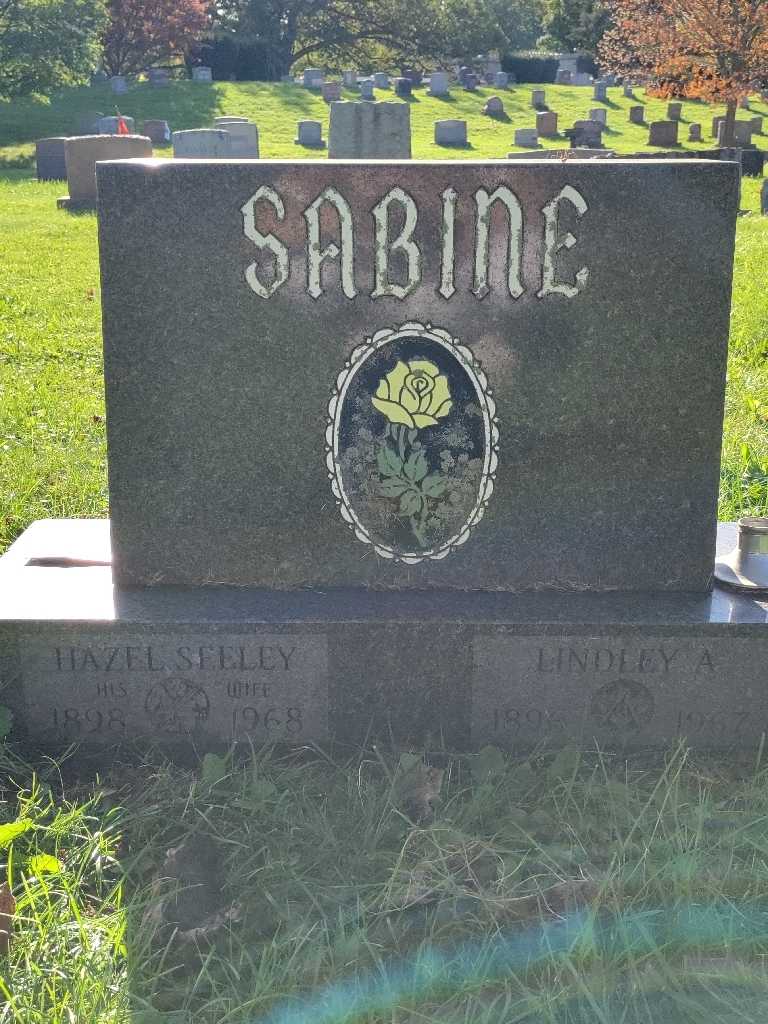 Hazel A. Seeley Sabine's grave. Photo 3
