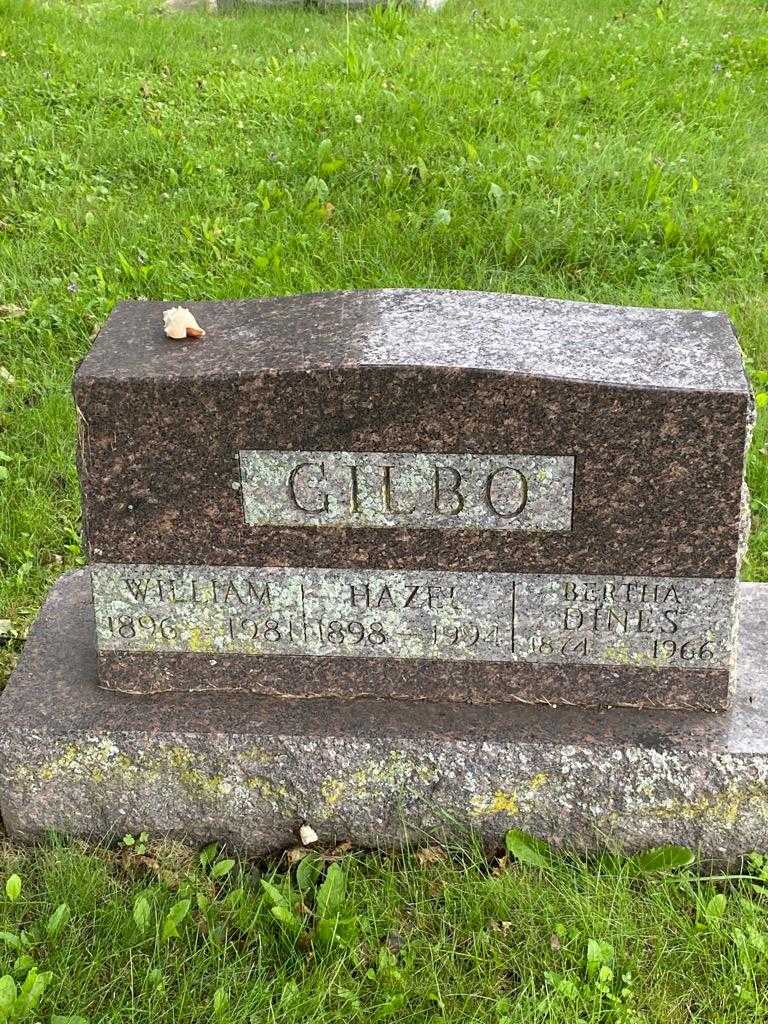 Hazel Gilbo's grave. Photo 3