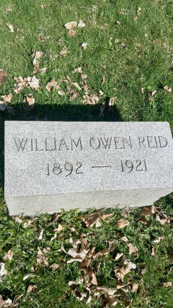 William Owen Reid's grave. Photo 3