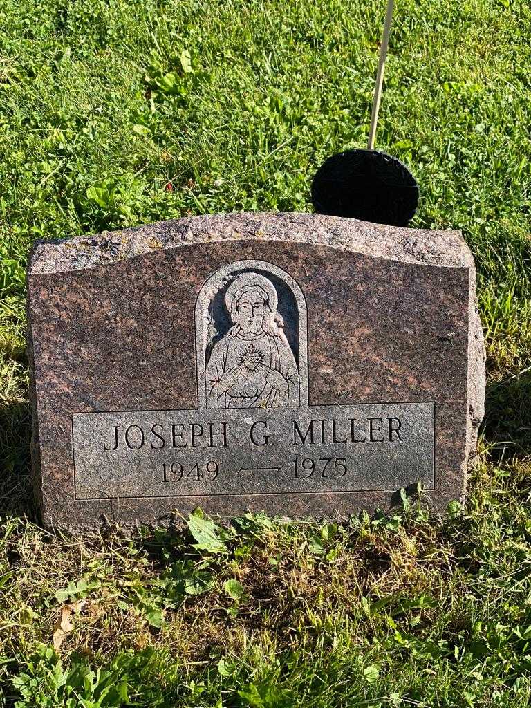 Joseph G. Miller's grave. Photo 3
