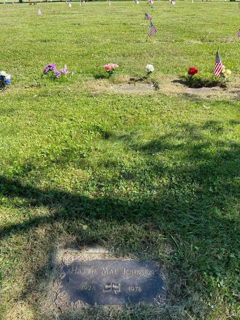 Hattie Mae Johnson's grave. Photo 2
