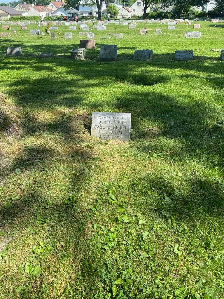 Carl K. Reifel's grave. Photo 2